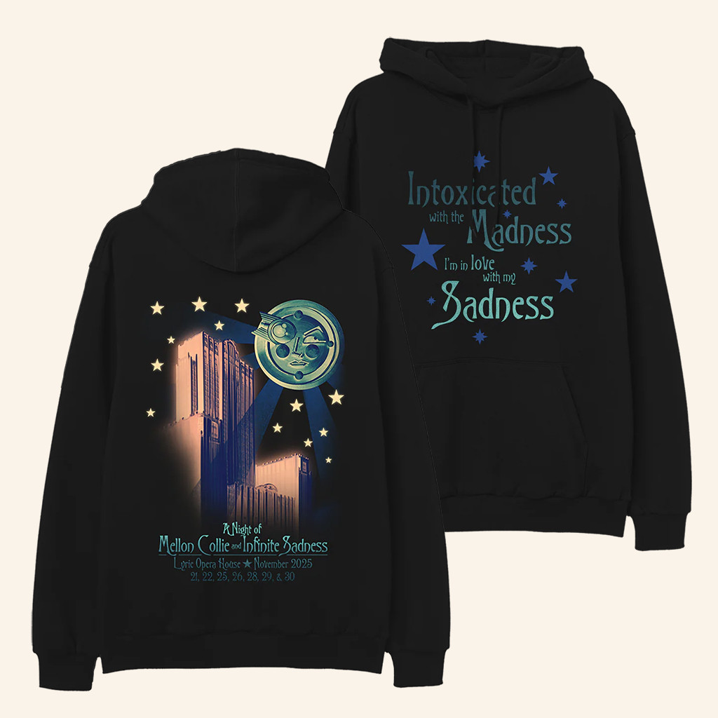 Smashing Pumpkins Merch A Night Of Mellon Collie And Infinite Sadness Hoodie Gifts For Her