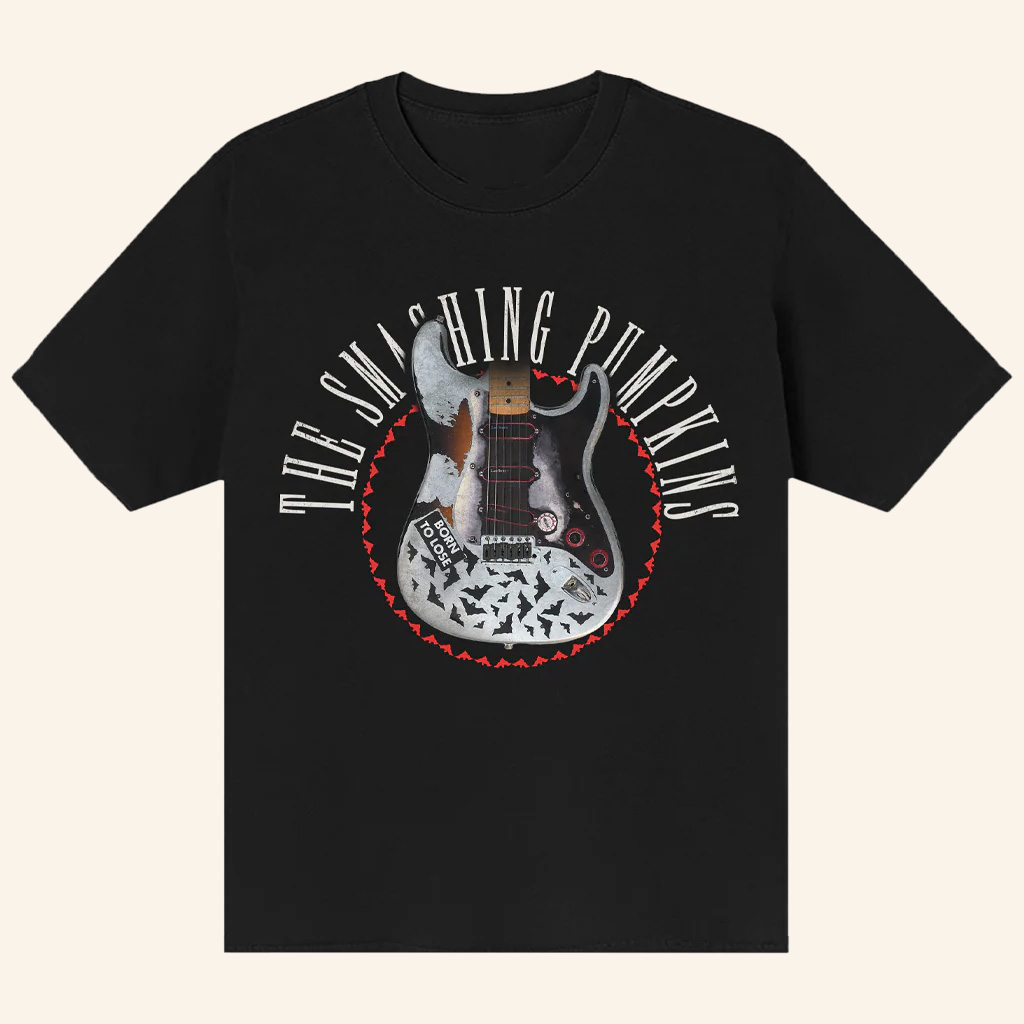 Smashing Pumpkins Merch Bat Strat T-Shirt Gift Ideas For Rock Lovers Smashing Pumpkins Merch Bat Strat T-Shirt Gift Ideas For Rock Lovers