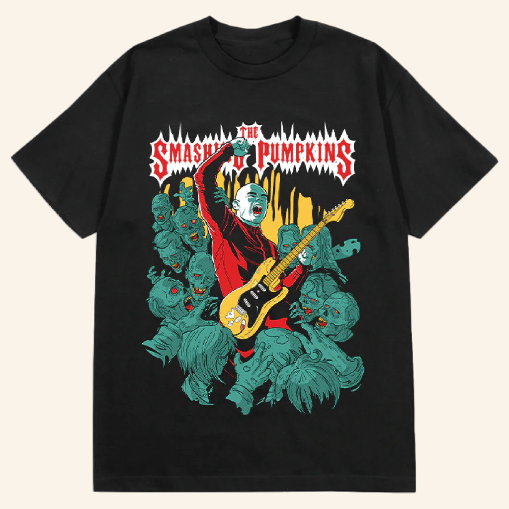 Smashing Pumpkins Merch Zombie T-Shirt Presents For Rock Lovers