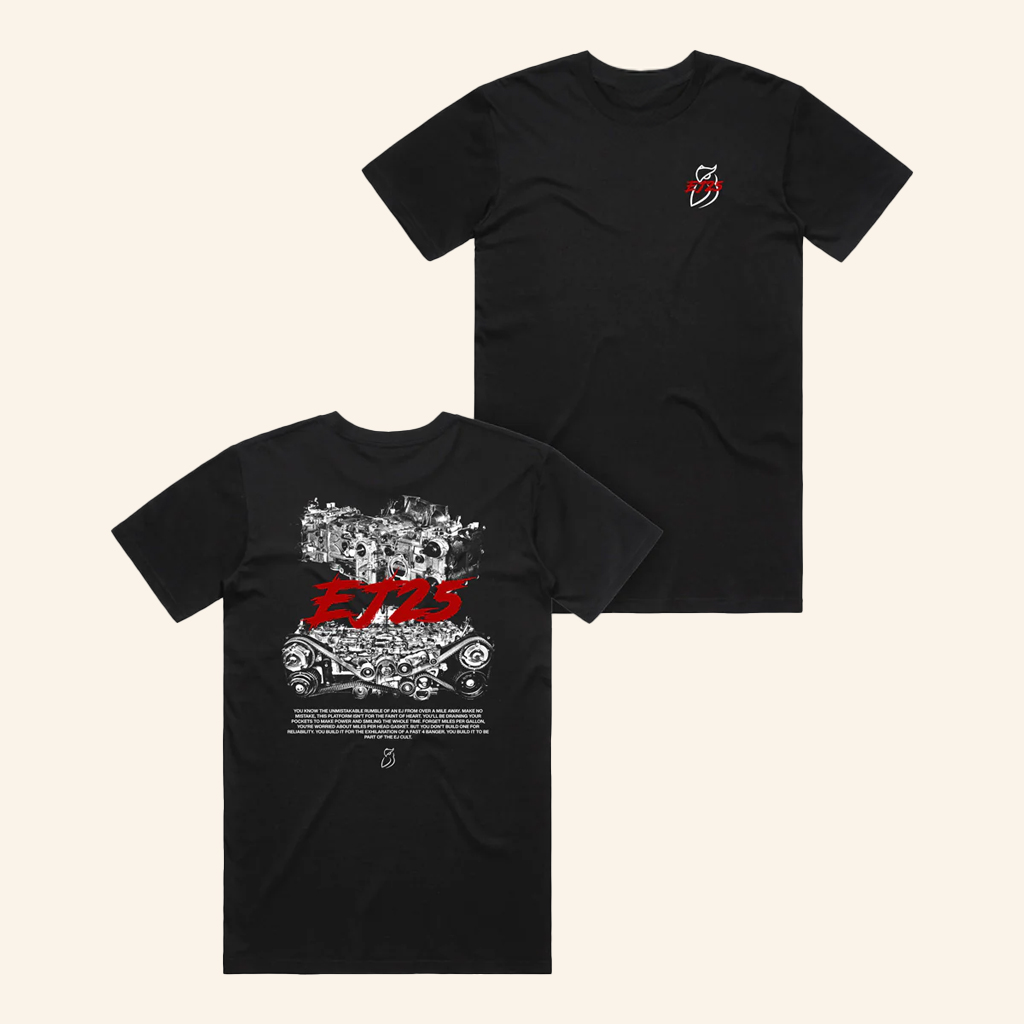 Smeedia Merch EJ25 Black T-Shirt Birthday Gift Ideas For Dad