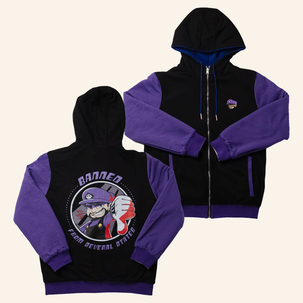 SMG4 Merch Banned From Several States Zip Hoodie Christmas Presents For Him SMG4 Merch Banned From Several States Zip Hoodie Christmas Presents For Him