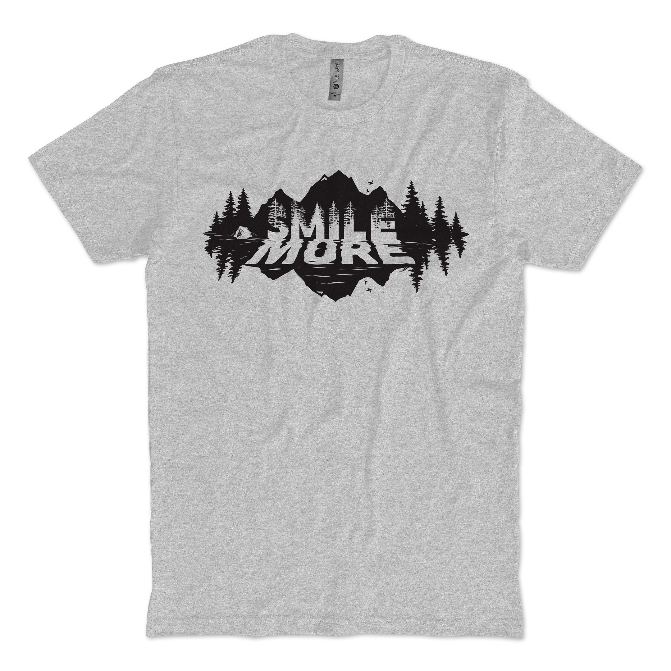 Smile Merch Smile More Camping T-Shirt Roman Atwood Clothing Gifts For Outdoor Enthusiasts