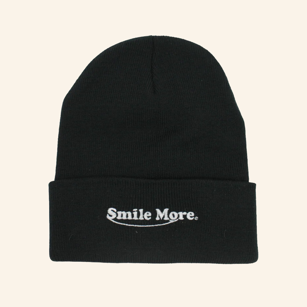Smile More Merch Smile More Beanie Birthday Gift For Wife Smile More Merch Smile More Beanie Birthday Gift For Wife