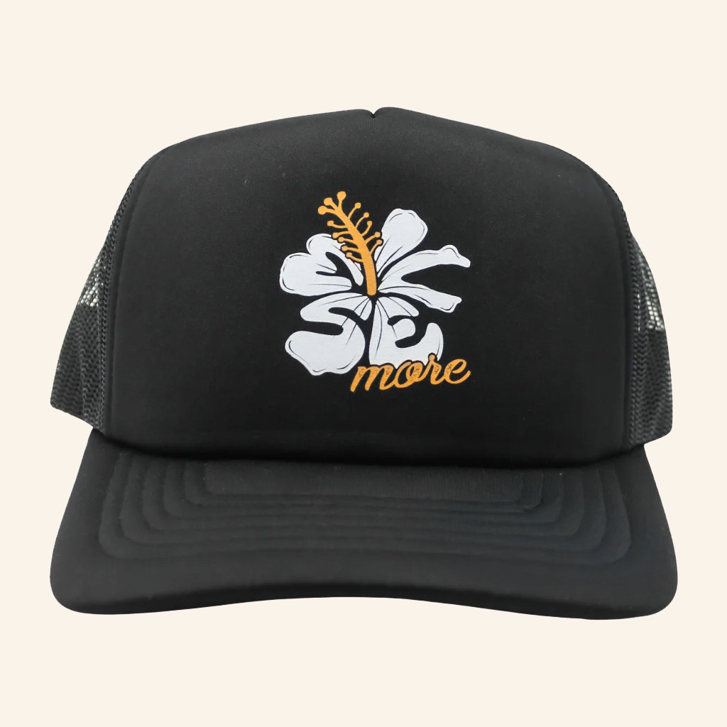 Smile More Merch Smile More Flower Trucker Hat Gift Ideas For Girlfriend Smile More Merch Smile More Flower Trucker Hat Gift Ideas For Girlfriend