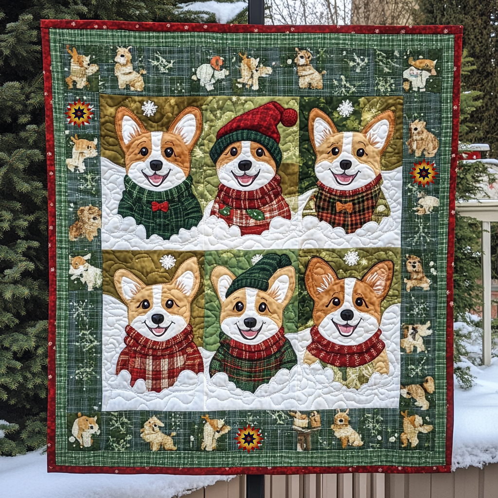Smiling Corgi King Blanket Gifts For Boyfriends Parents