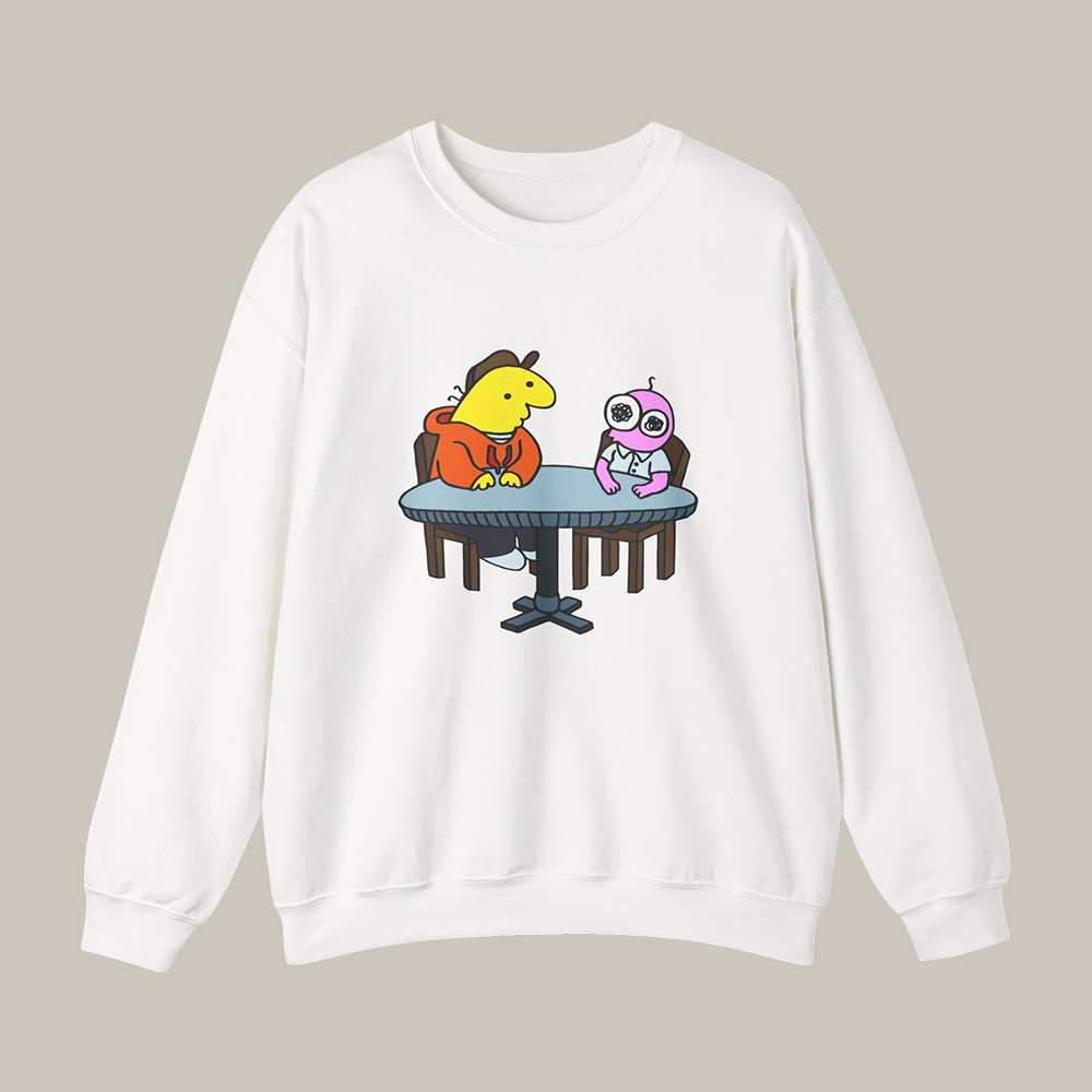 Smiling Friends Charlie And Pim Sweatshirt Smiling Friends Merch Funny Gift For Girlfriend