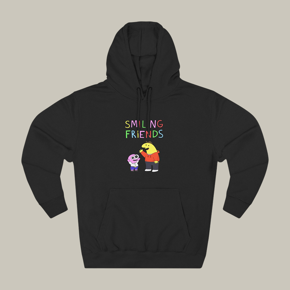 Smiling Friends Charlie Pim Allan Glep Hoodie Smiling Friends Apparel Gift For Friends