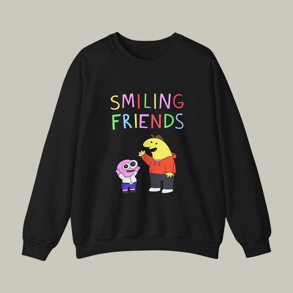 Smiling Friends Charlie Pim Sweatshirt Smiling Friends Funko Pop Merch Gift Idea For Friends
