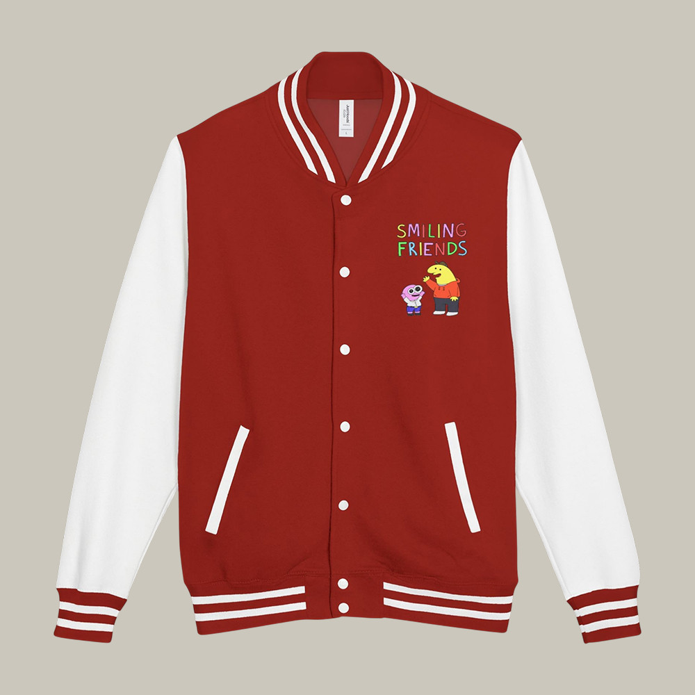 Smiling Friends Funko Pop Bomber Jacket Smiling Friends Apparel Present Idea For Him