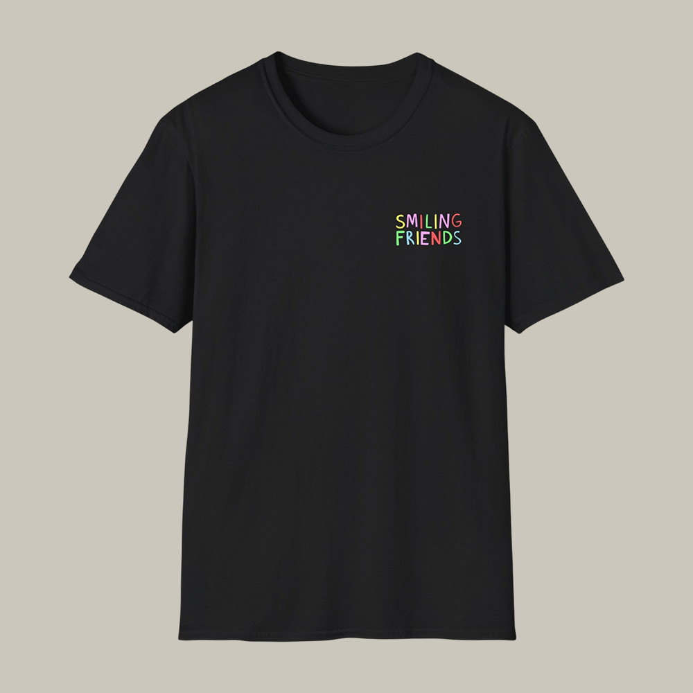 Smiling Friends Graphic T-Shirt Smiling Friends Funko Pop Merch Unique Fan Gift For Boyfriend