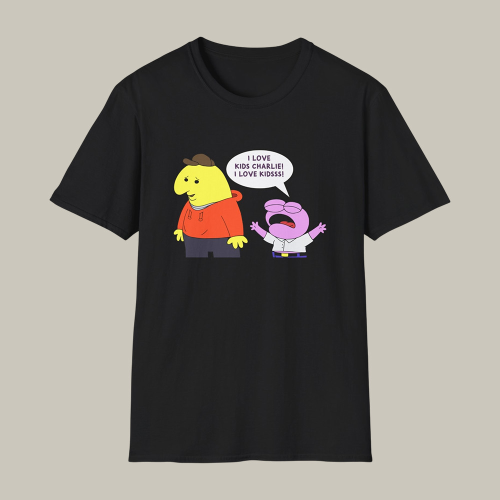 Smiling Friends I Love Kids T-Shirt Adult Swim Series Smiling Friends Shirt Gift Idea