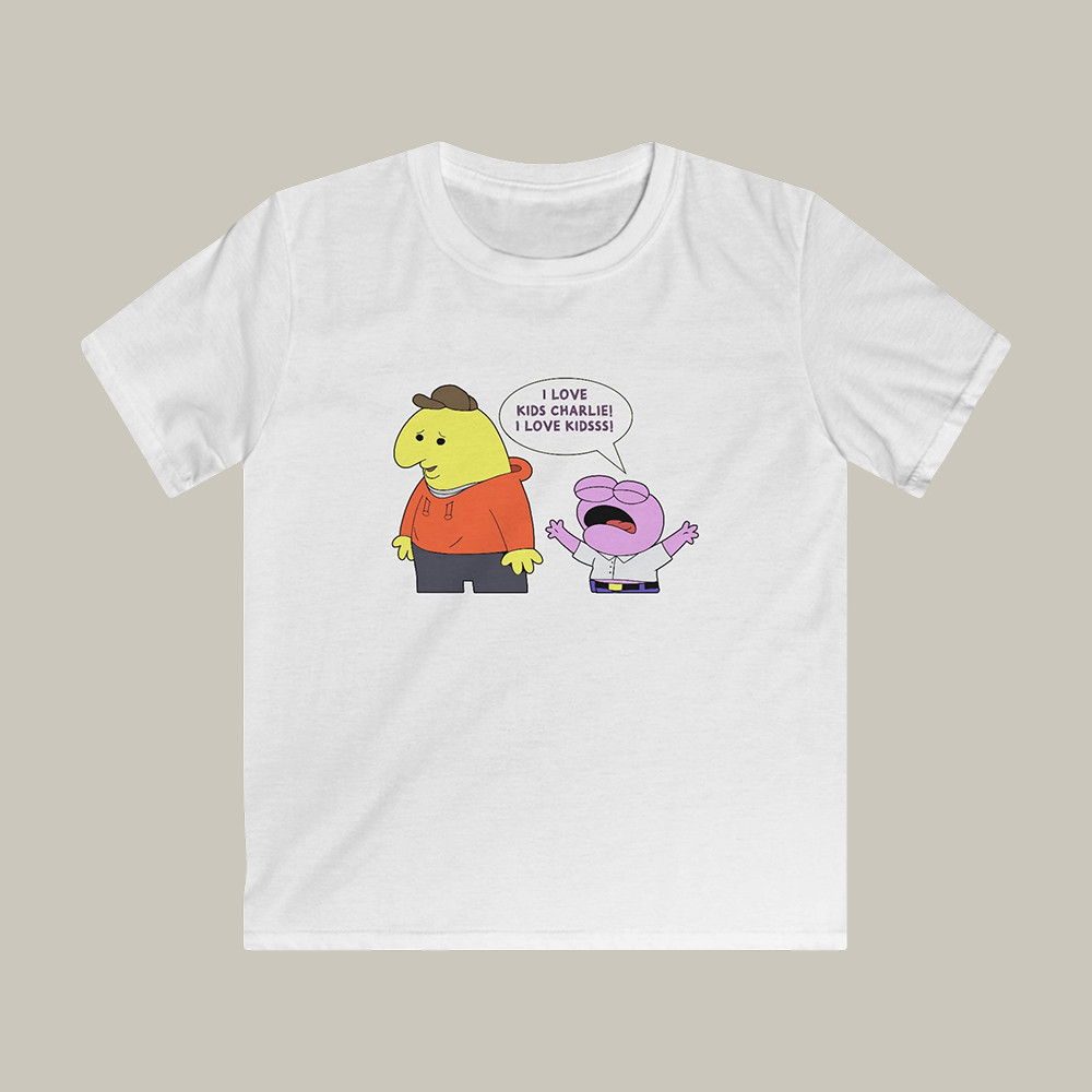 Smiling Friends I Love Kids T-Shirt Smiling Friends Clothes Best Present For Boyfriend