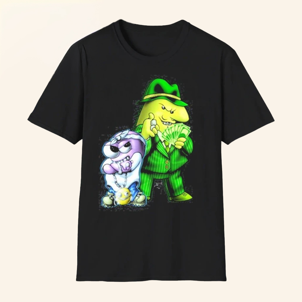 Smiling Friends Merch Pim And Charlie Cool Gangsta Friends T-Shirt Gifts For Son