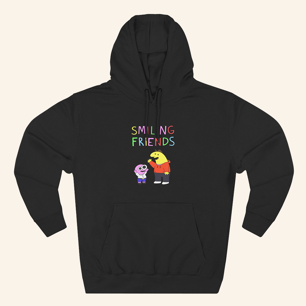 Smiling Friends Merch Smiling Friends Charlie Pim Allan Glep Hoodie Gifts For Friends Smiling Friends Merch Smiling Friends Charlie Pim Allan Glep Hoodie Gifts For Friends