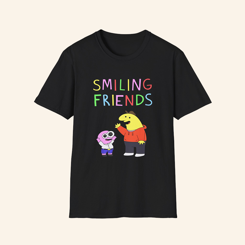 Smiling Friends Merch Smiling Friends Charlie Pim Allan Glep Shirt Gifts For Boyfriend