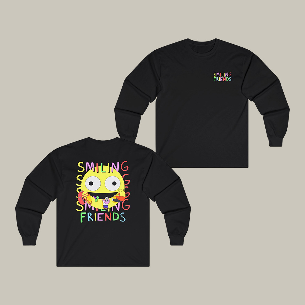 Smiling Friends Merch Smiling Friends Funko Pop Long Sleeve Shirt Good Gift For Him