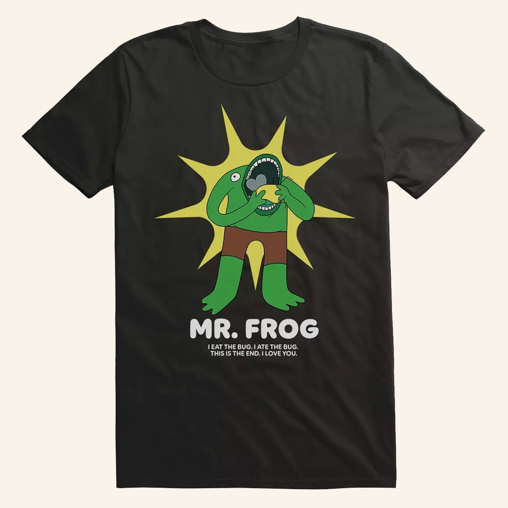 Smiling Friends Merch Smiling Friends Mr Frog T-Shirt Xmas Gifts For Him
