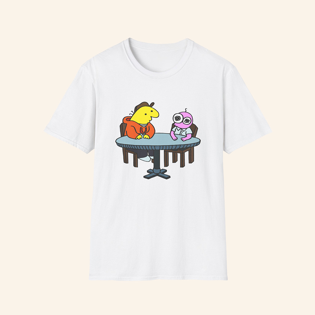 Smiling Friends Merch Smiling Friends T-Shirt White Gifts Ideas For Son