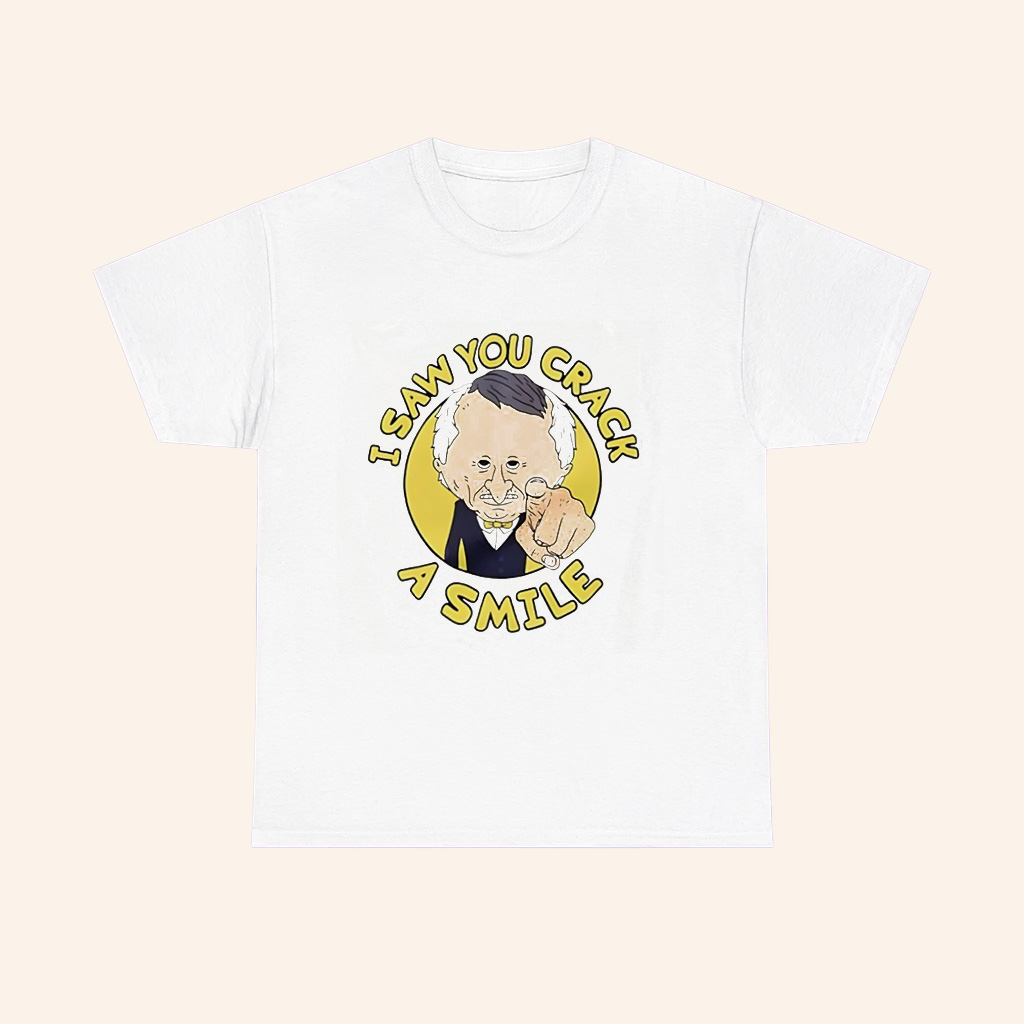 Smiling Friends Mr. Boss I Saw You Crack A Smile T Shirt