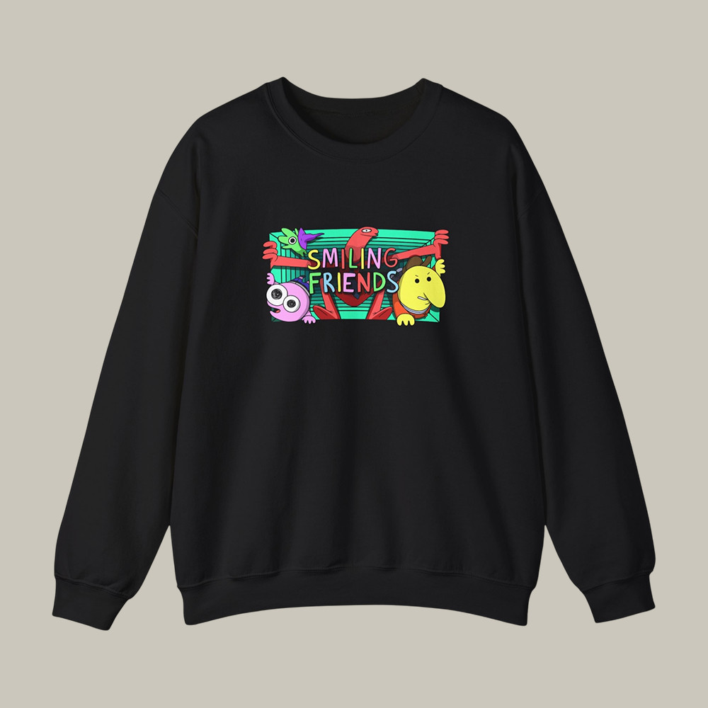 Smiling Friends Sweatshirt Alan Smiling Friends Merch Best Fan Gift For Cartoon Lovers