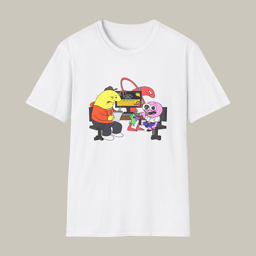 Smiling Friends T-Shirt Adult Swim Series Smiling Friends Clothes Unique Gift Idea