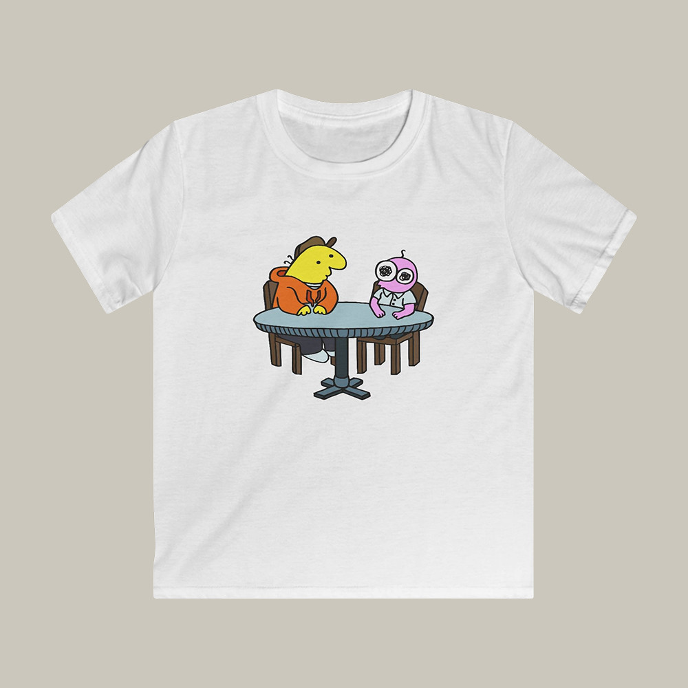 Smiling Friends T-Shirt Pim Pimling And Charlie Dompler Graphic Tee Cute Gift For Him
