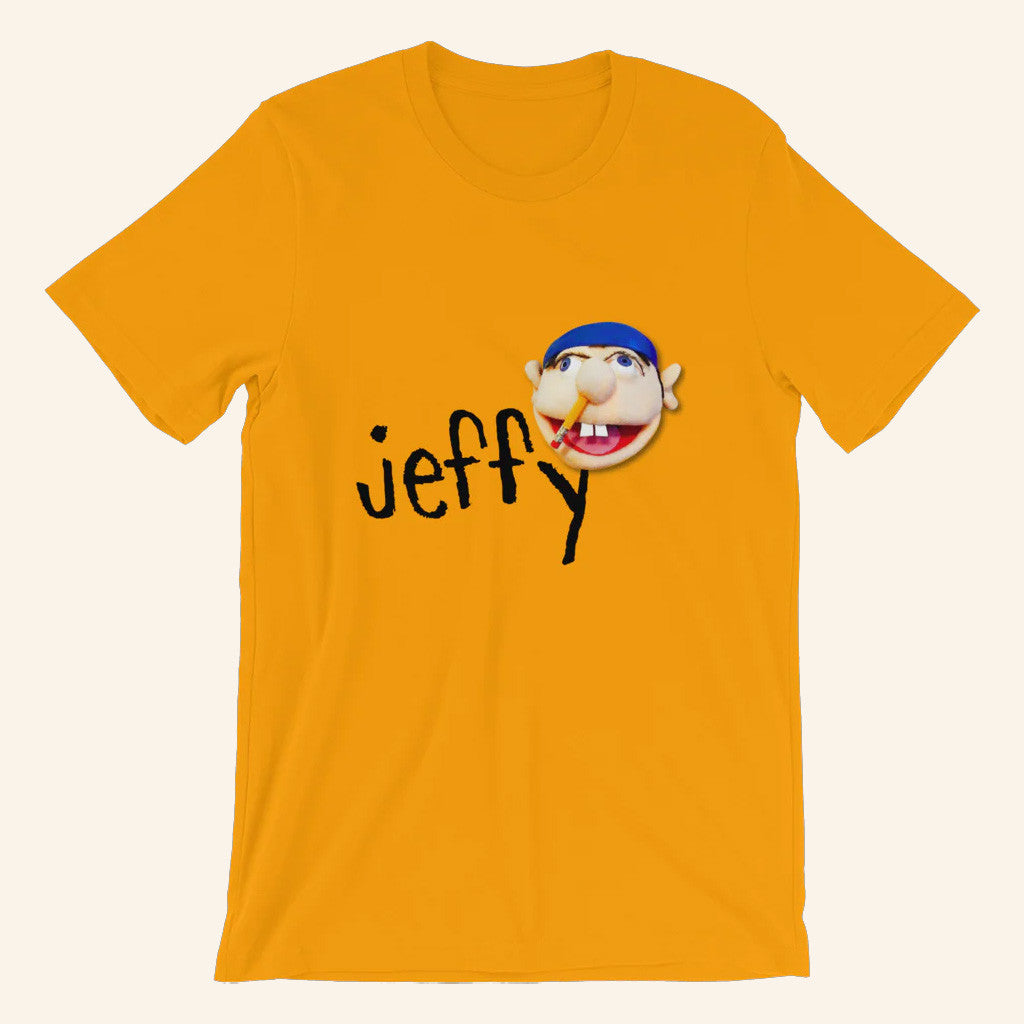SML Merch Golden Jeffy T-Shirt Funny Gifts For Besties