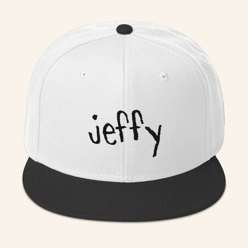 SML Merch White And Black Jeffy Snapback Hat Best Gifts For Him SML Merch White And Black Jeffy Snapback Hat Best Gifts For Him