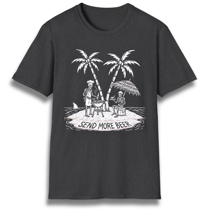 Smoke More Worry Less T Shirt Backyard Smoker Barbecue Graphic Tees Best Gift For Dad