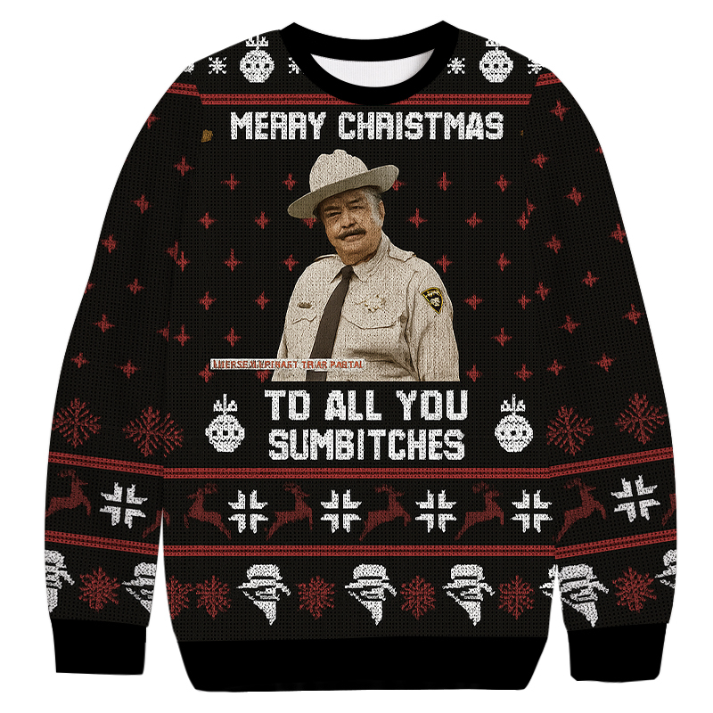 Smokey And The Bandit Christmas Ugly Sweatshirt Funny Christmas Holiday Sweater Gift Ideas Smokey And The Bandit Christmas Ugly Sweatshirt Funny Christmas Holiday Sweater Gift Ideas