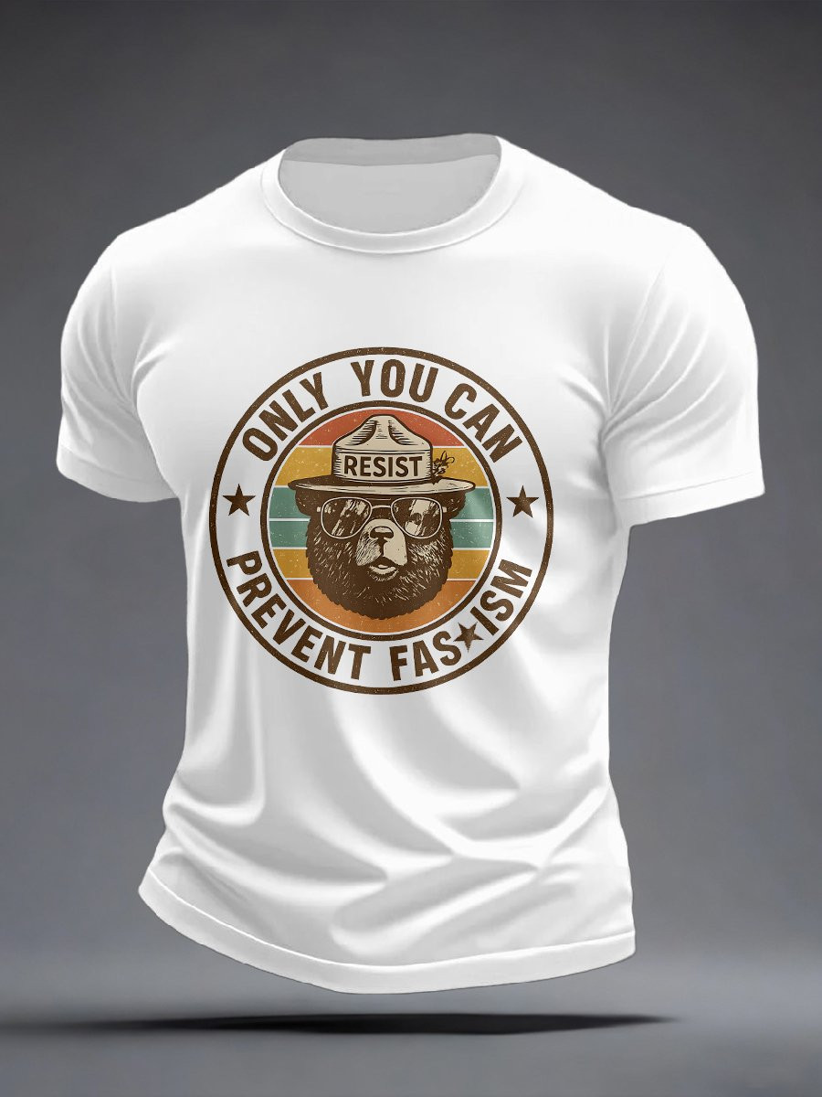 Smokey Bear Resist Only You Can Prevent Fasaims Shirt Rebuilding The USFS Merch Gift For Fans
