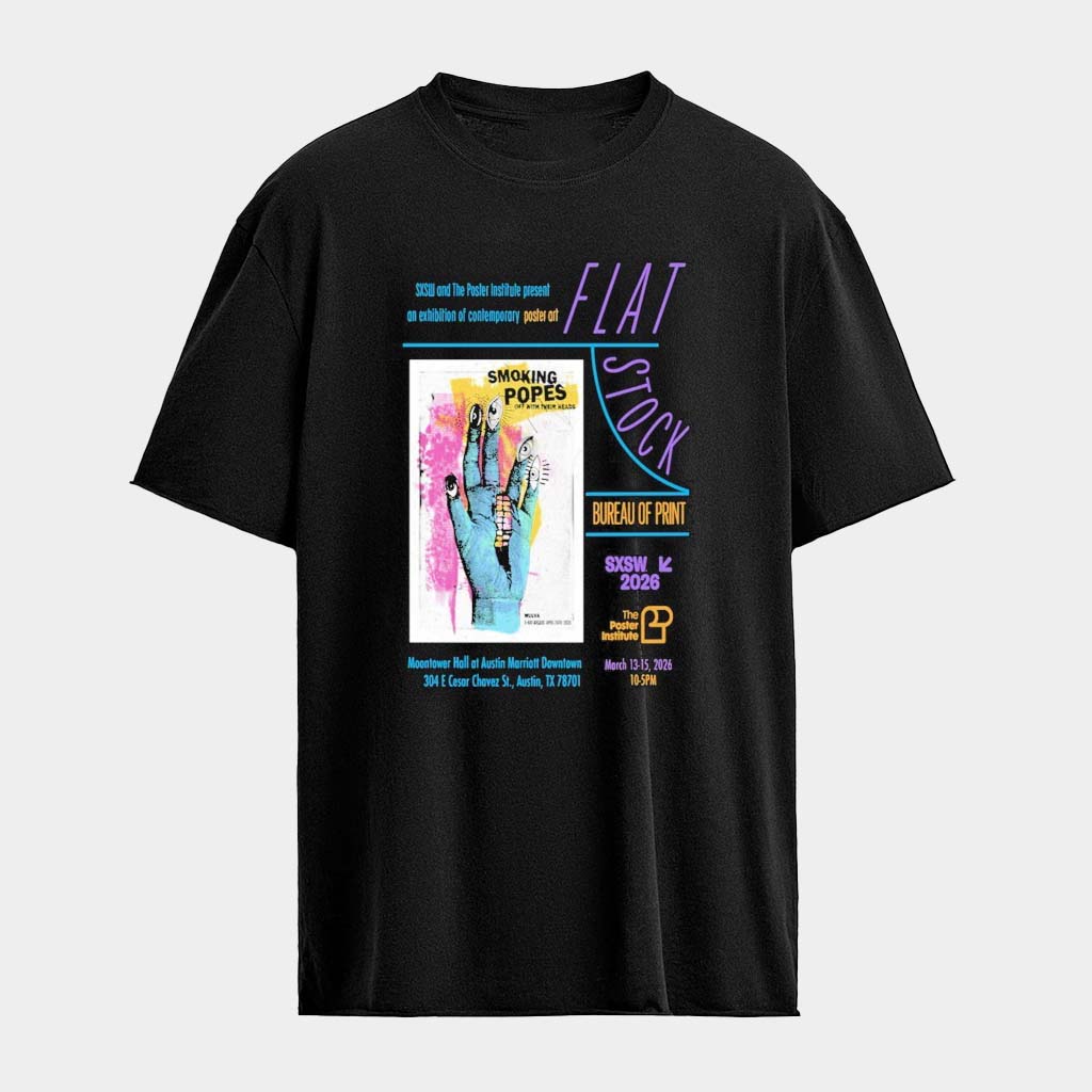 Smoking Popes Flatstock T-Shirt Smoking Popes Merch Gifts For Music Lovers