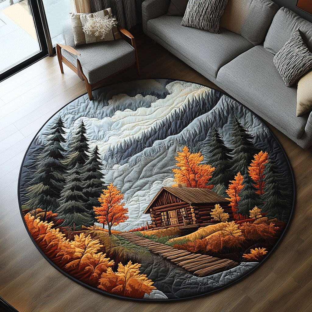 Smoky Valley Haven Quilted Round Mat Entry Way Ideas Rabbit Gifts For Adults