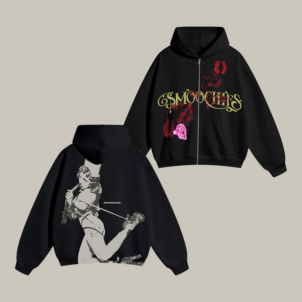 Smoochies Zip Hoodie Ashnikko Apparel Rap Music Lover Gift For Best Friends