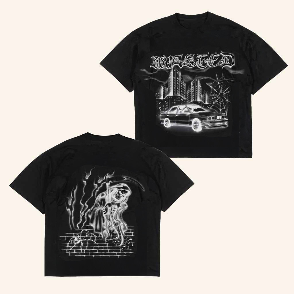 Smooth Italia Merch Wasted Paris ATM Black T-Shirt Halloween Gifts Ideas For Him Smooth Italia Merch Wasted Paris ATM Black T-Shirt Halloween Gifts Ideas For Him