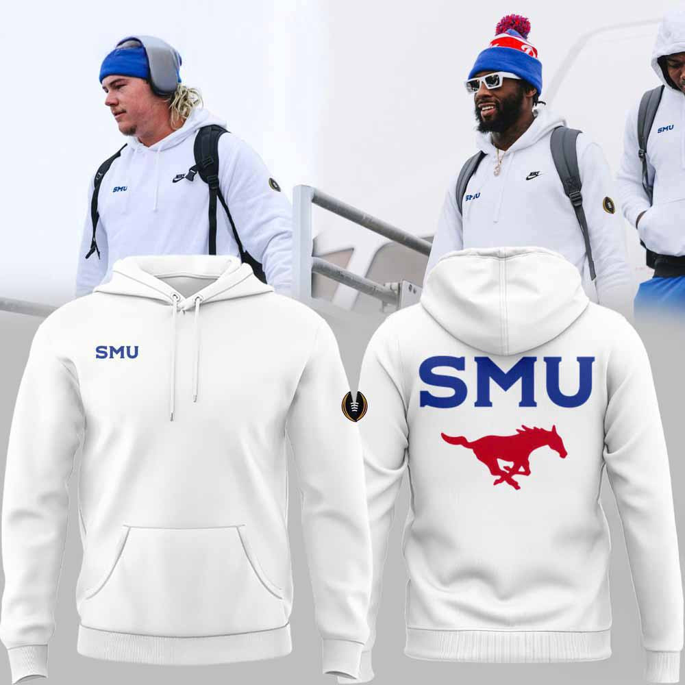 SMU Mustangs Football 2024 Play Offs Hoodie Presents For Football Fans