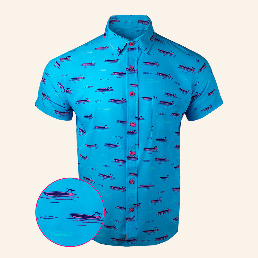 Smuggler Button Down Shirt Gun Print Hawaiian Shirt Gift Ideas For Husband