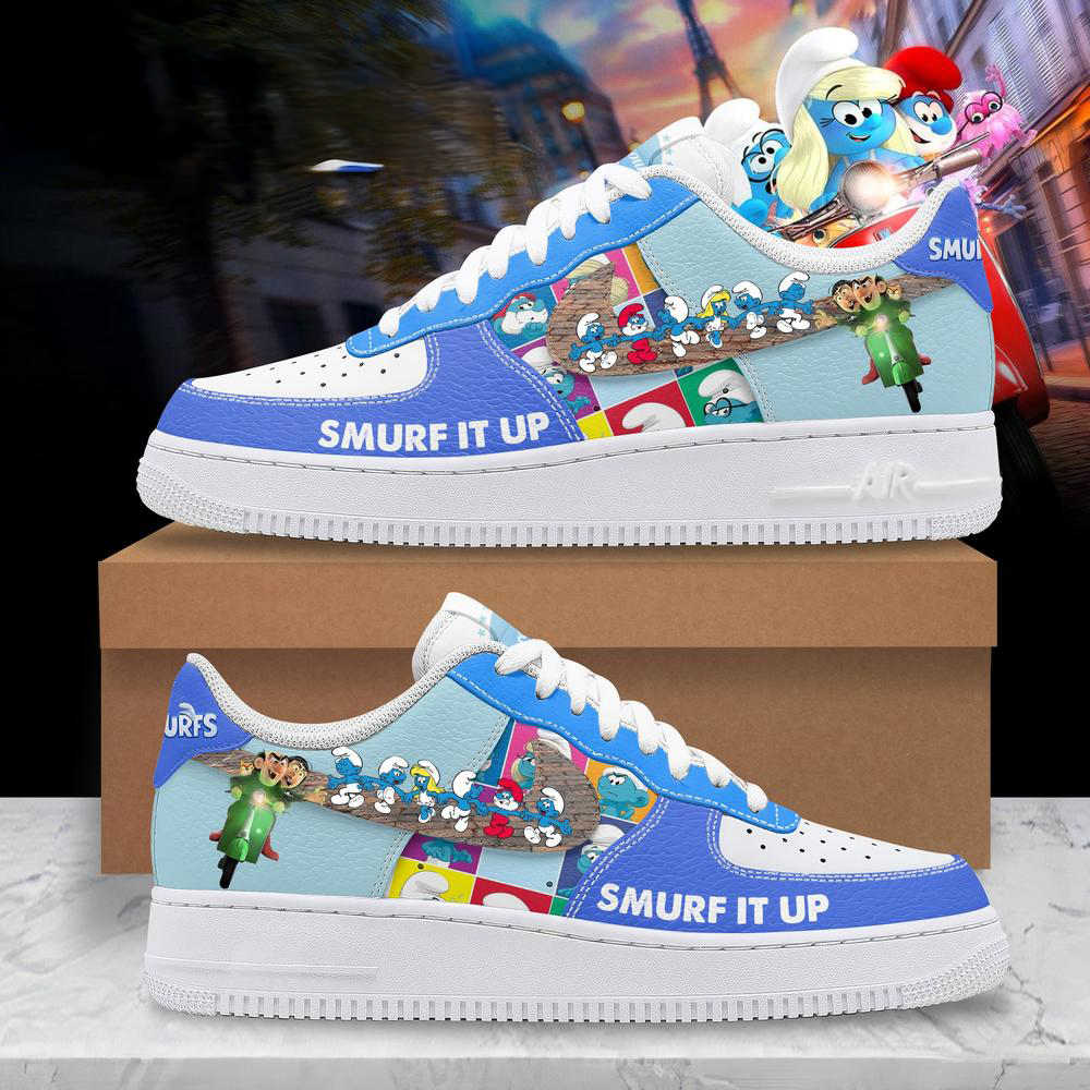 Smurf It Up Limited Edition Air Force 1 Gifts For Best Friends