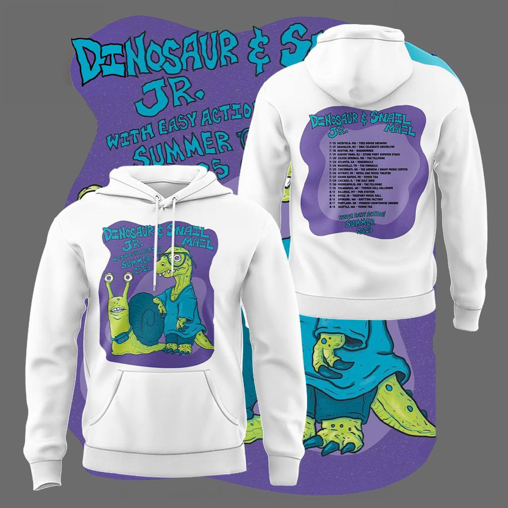 Snail Mail x Dinosaur Jr Tour 2025 Special Hoodie Gifts For Husband
