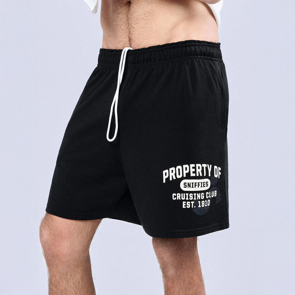 Sniffies Merch Property Of Sniffies Cruising Club Shorts Black Gift Ideas For Husband