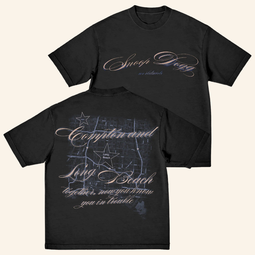 Snoop Dogg Merch Snoop Script Black T-Shirt Gifts For Him Snoop Dogg Merch Snoop Script Black T-Shirt Gifts For Him