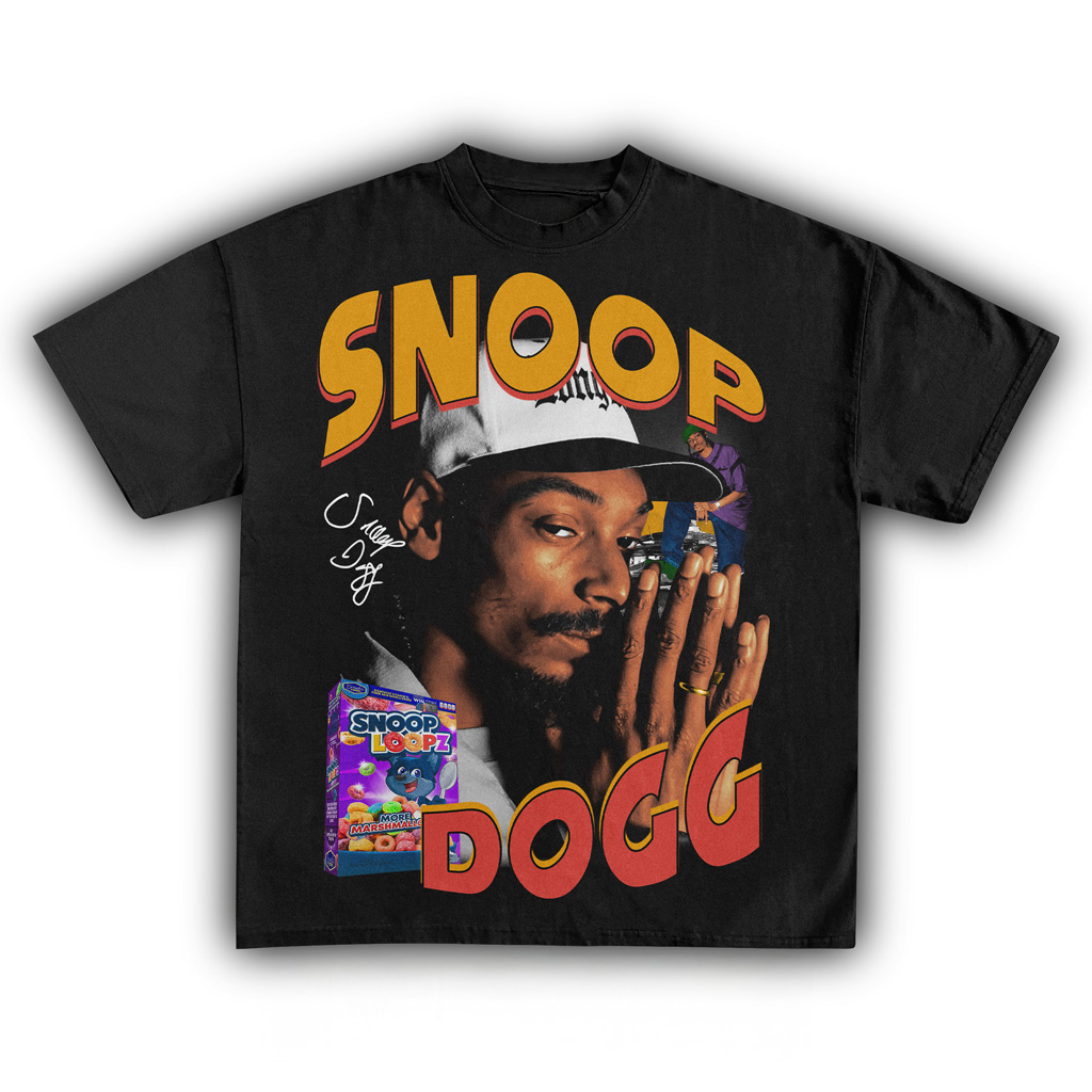 Snoop Dogg Snoop Loopz Black T-Shirt Snoop Dogg Merch Unique Gifts For Music Lovers Snoop Dogg Snoop Loopz Black T-Shirt Snoop Dogg Merch Unique Gifts For Music Lovers