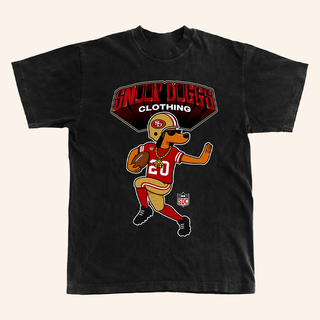 Snoop Dogg X San Francisco 49Ers Nfl Sdc Football T Shirts