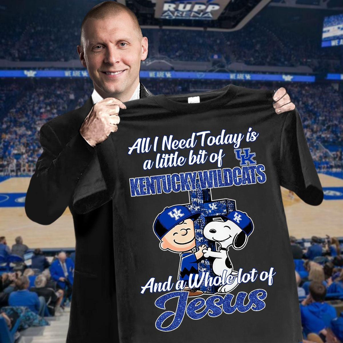 Snoopy All I Need Today Is Little Bit Of Kentucky Wildcats Shirt Whole Lost Of Jesus Gifts