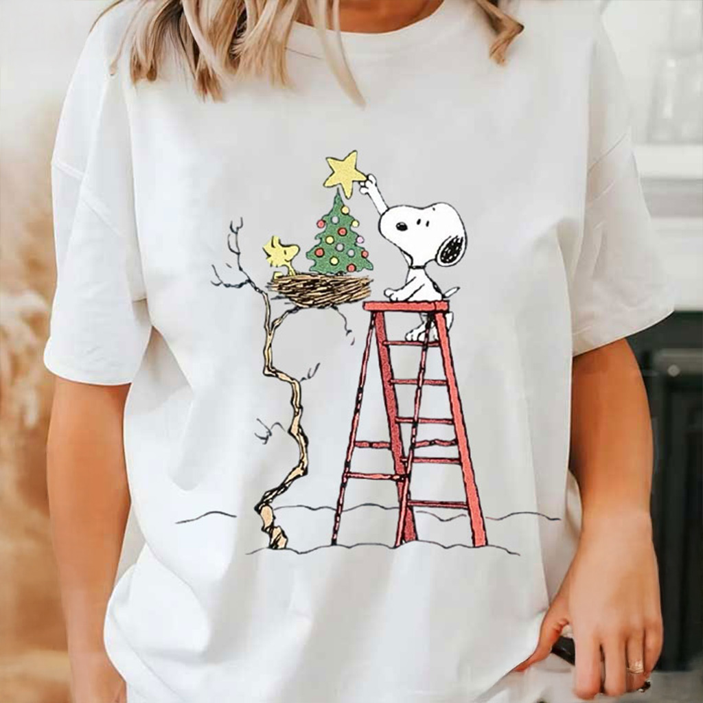 Snoopy Charlie Brown Christmas Tree T-Shirt Christmas Gifts For Girlfriend Snoopy Charlie Brown Christmas Tree T-Shirt Christmas Gifts For Girlfriend