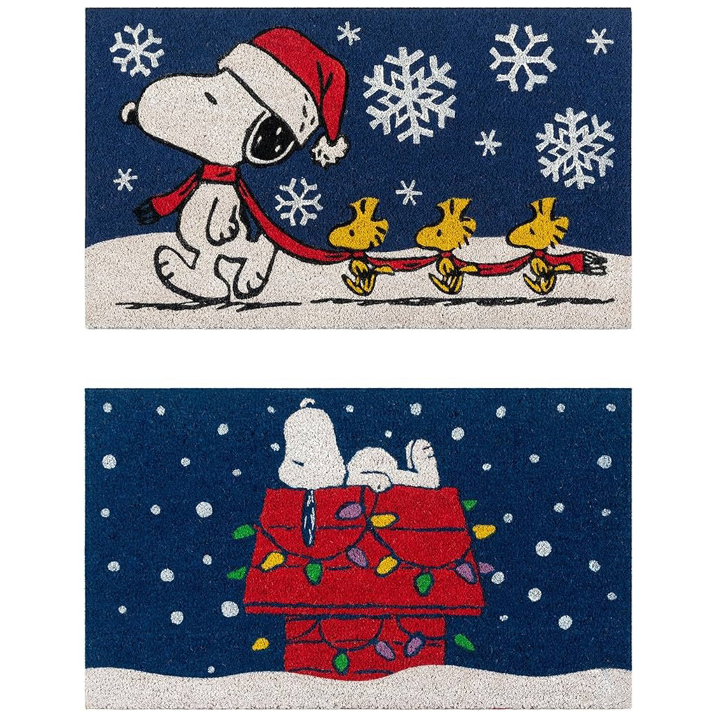 Snoopy Christmas Doormat Funny Holiday Mat Christmas Gifts For Boyfriend