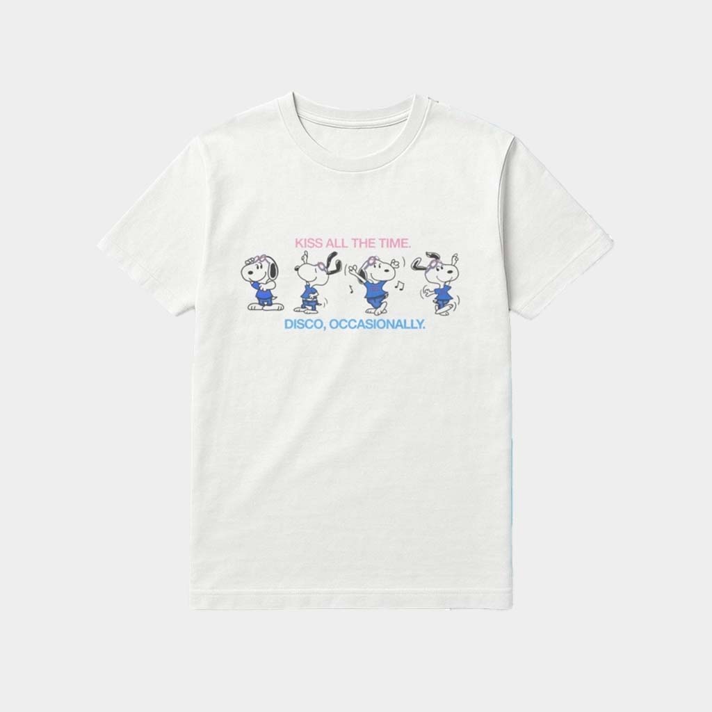 Snoopy Kiss All The Time Disco Occasionally Shirt Birthday Gift For Friends