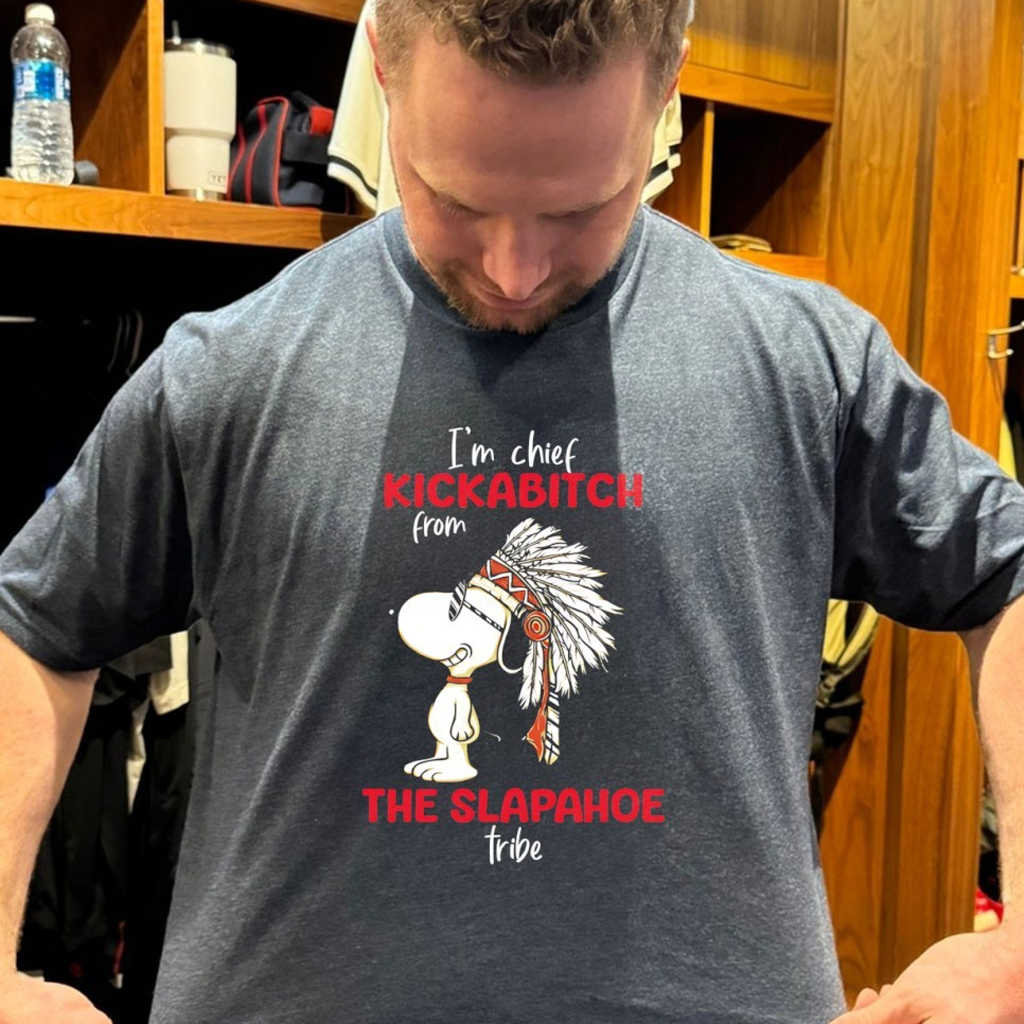 Snoopy Native American I'm Chief Kickabitch The Slapahoe Tribe Shirt Gift Ideas For Son