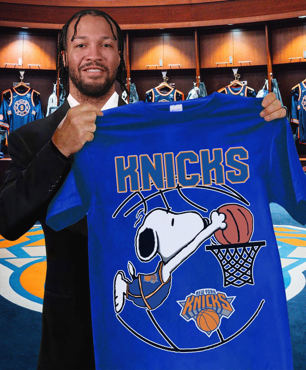 Snoopy Peanuts New York Knicks T-Shirt Cute Gifts For NY Knicks Fans Basketball Lovers
