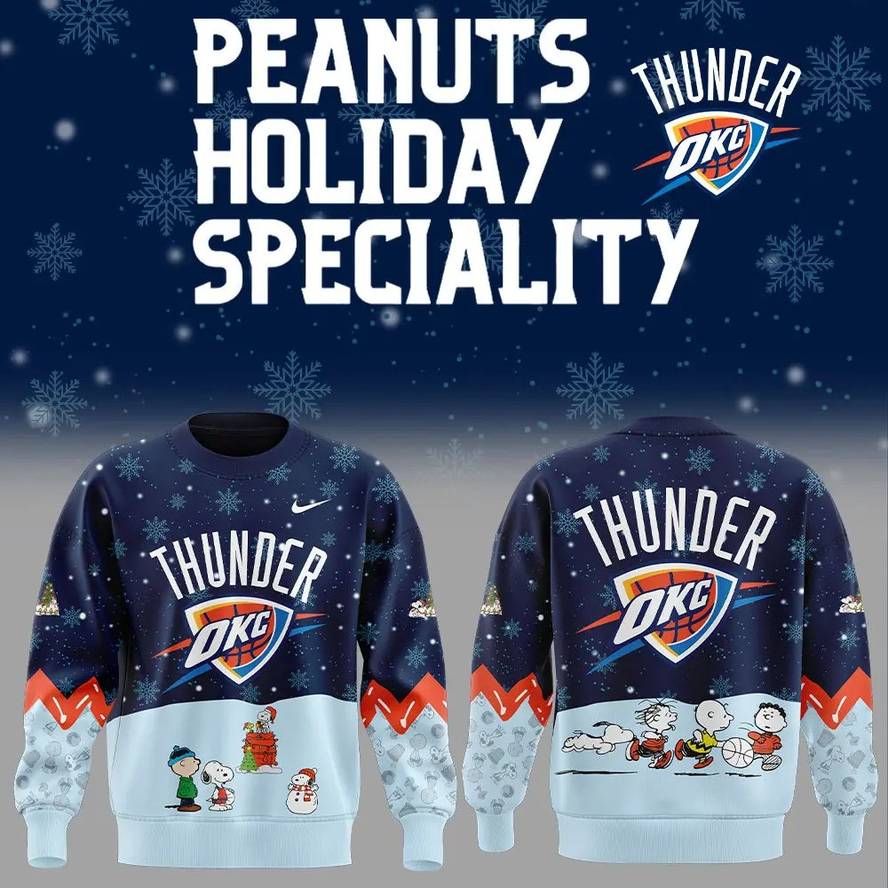 Snoopy Peanuts Thunder Limited Edition Sweatshirt Best Gifts For Basketball Fans